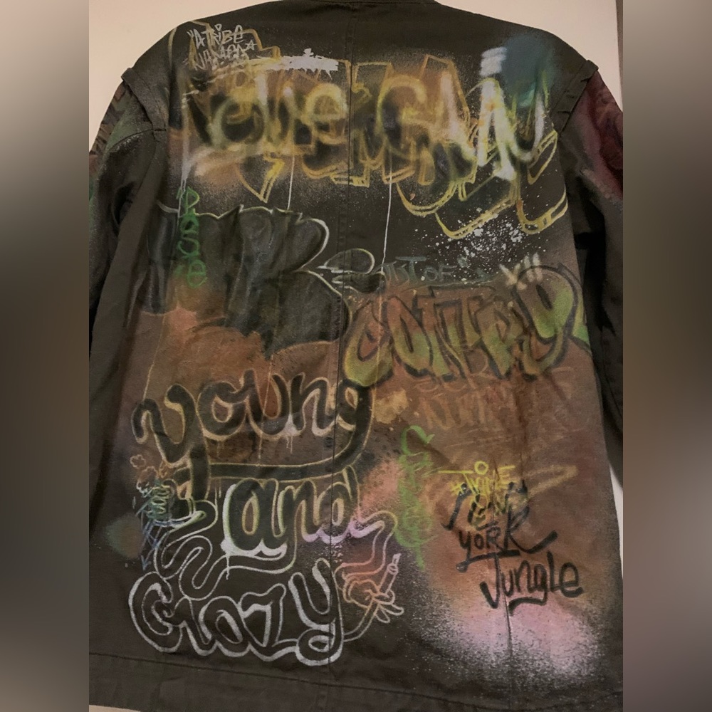 Zara women Graffiti jacket